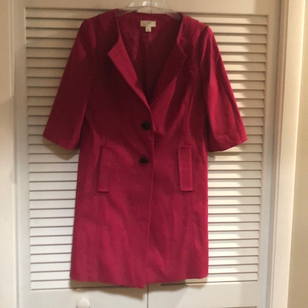 Pink half sleeve jacket